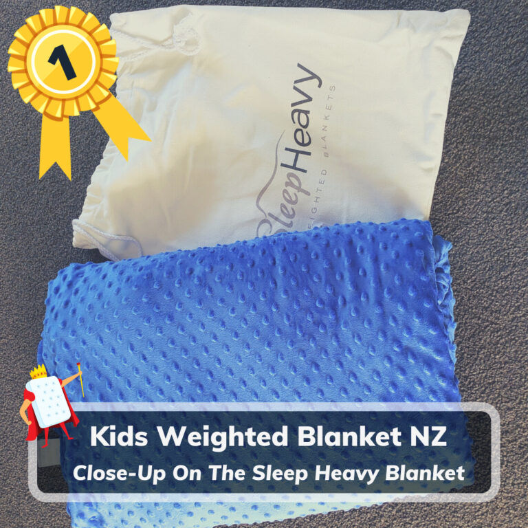 Kids Weighted Blanket NZ CloseUp On Sleep Heavy's Best Seller